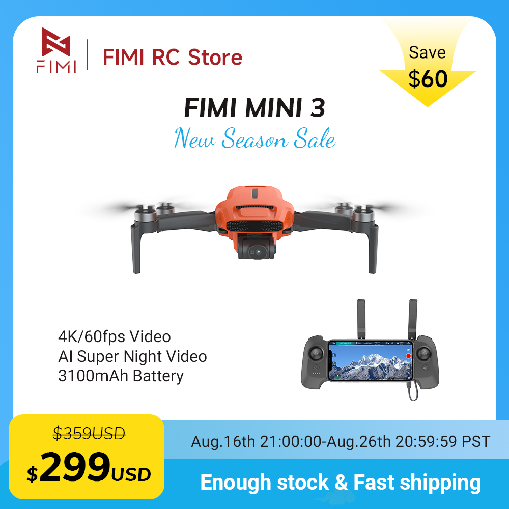 Drone Battery Smart - FIMI MINI 3 Camere Drone 4K