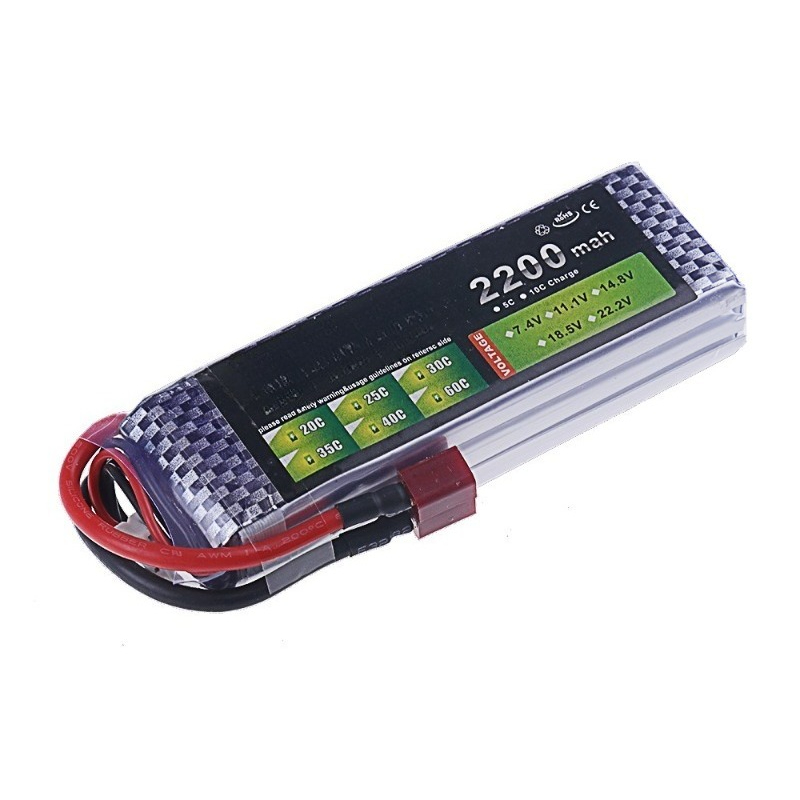 New 3S 30C 11.1V 2200mAh Li-po - огляд і ціна Drone Battery 3S