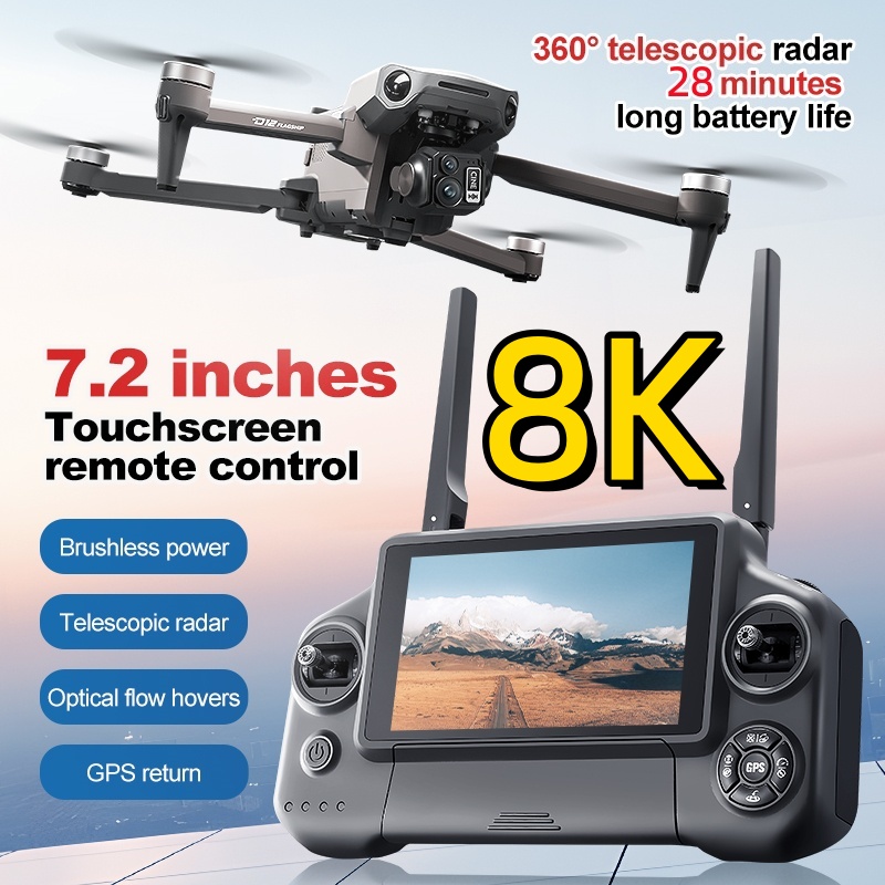8K 3 Axis Gimbal Brushless 7.2 - огляд і ціна Drone Battery Case