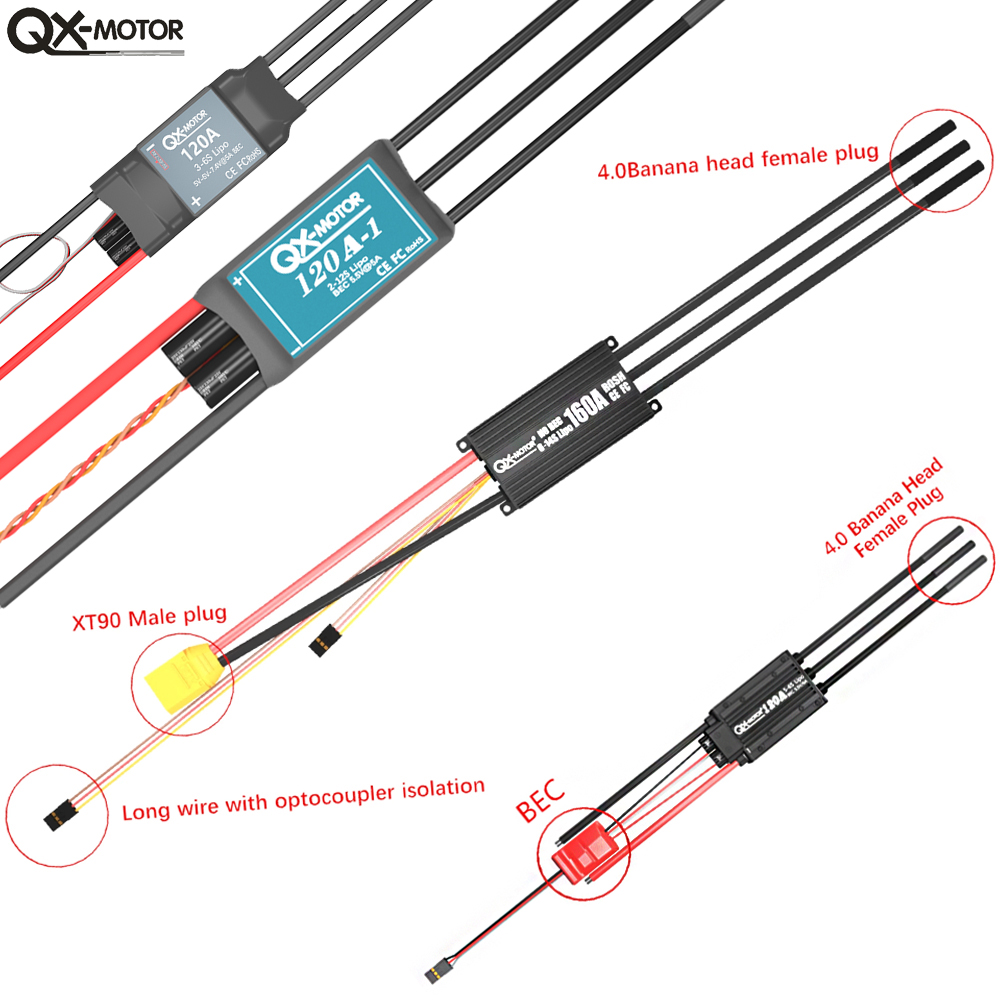 QX-MOTOR Brushless ESC series  - огляд і ціна Drone Battery Plate
