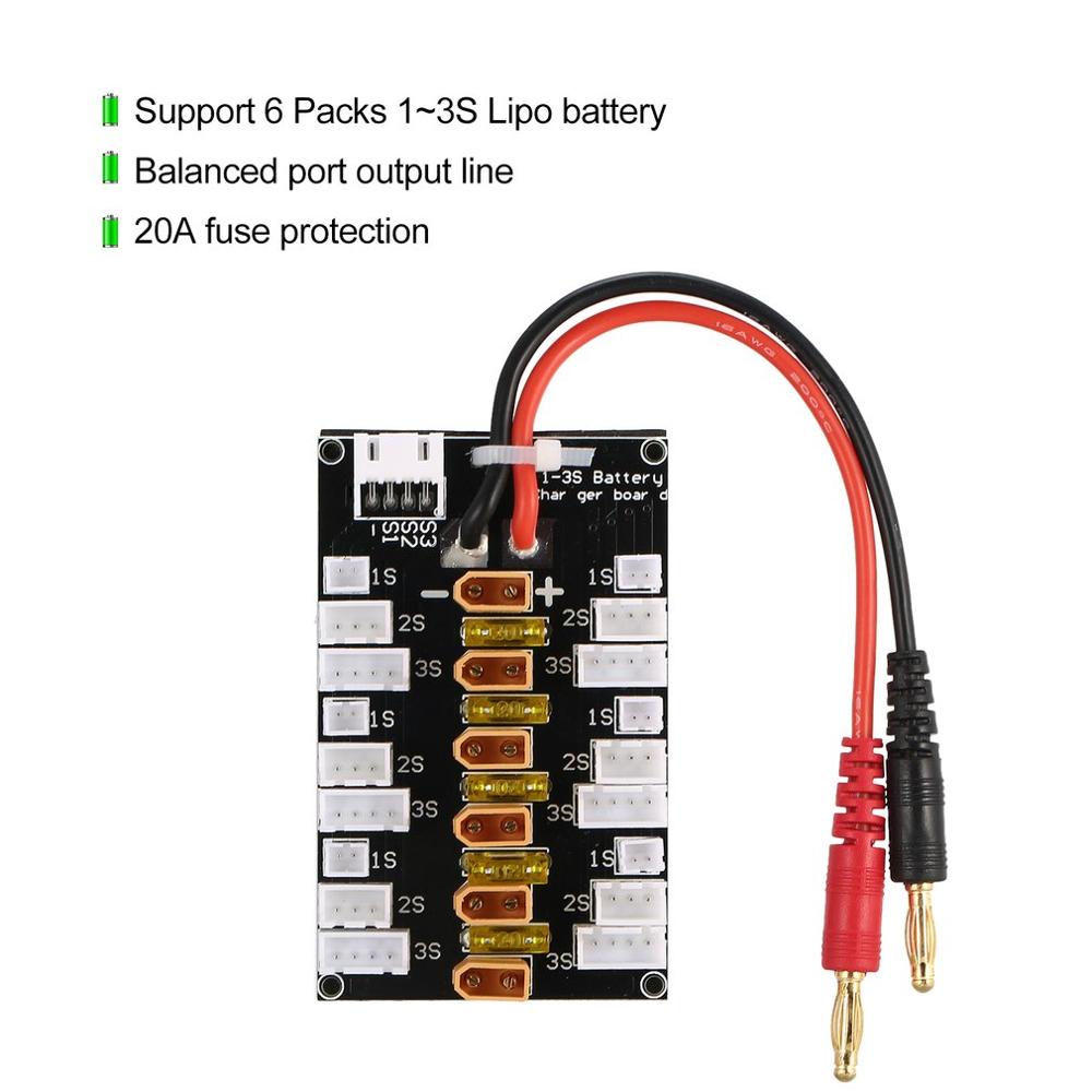 1S-3S 20A XT30 Plug Lipo Batte - огляд і ціна Drone Battery Parallel Board