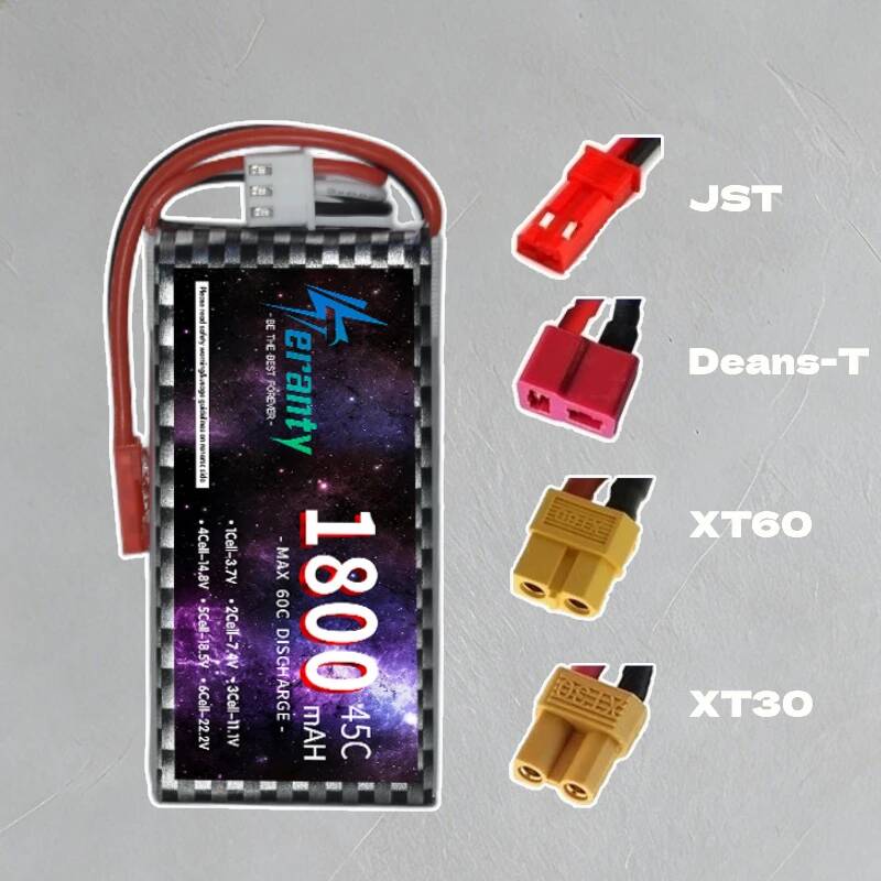 TERANTY 2S 3S 4S 1800mAh Lipo  - огляд і ціна Drone Battery 4S