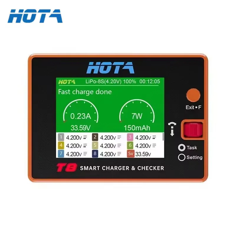 HOTA T8 Smart Balance Charger  - огляд і ціна Drone Battery Smart