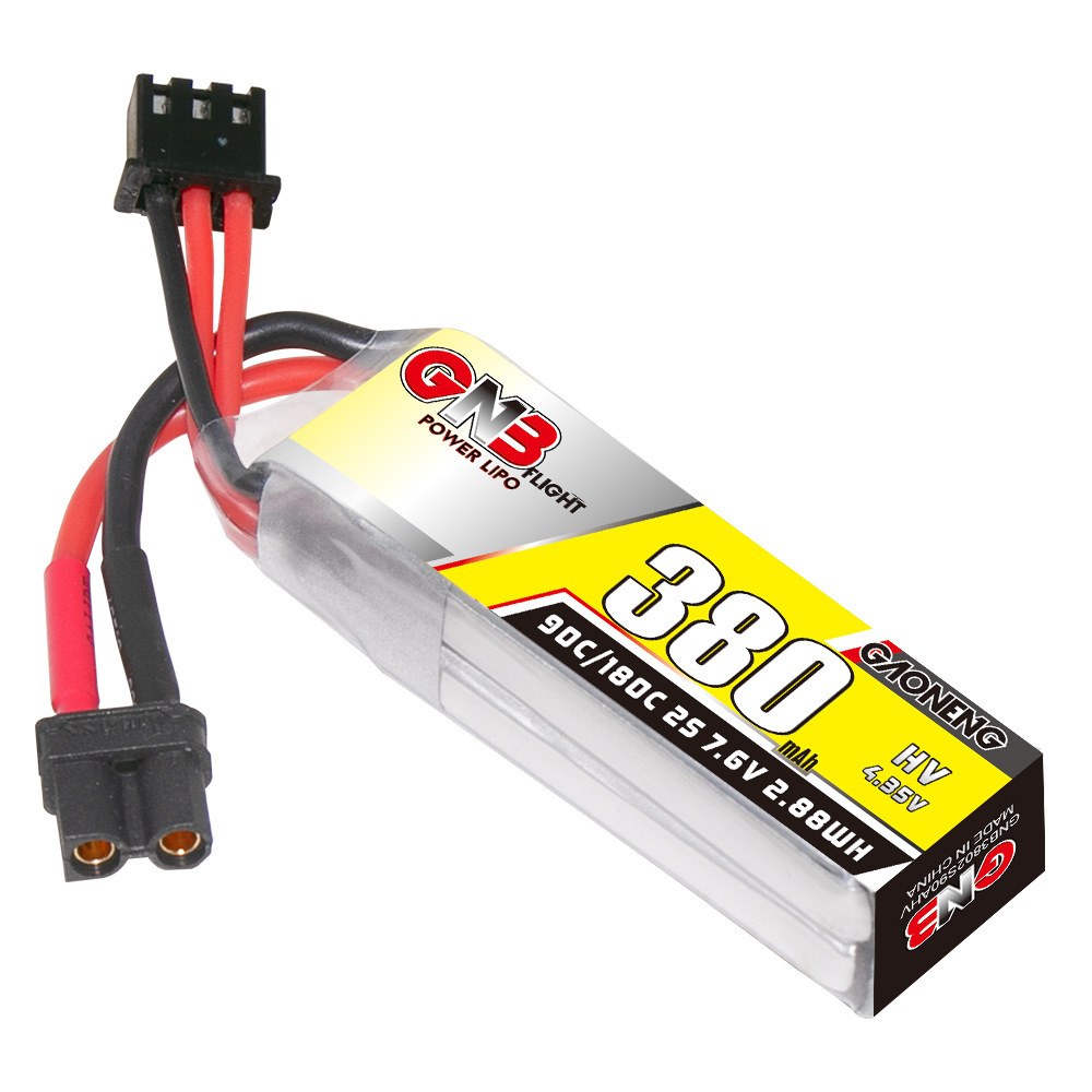 GNB 2S 7.6V 380mAh 90C/180C Li - огляд і ціна Drone Battery Plate