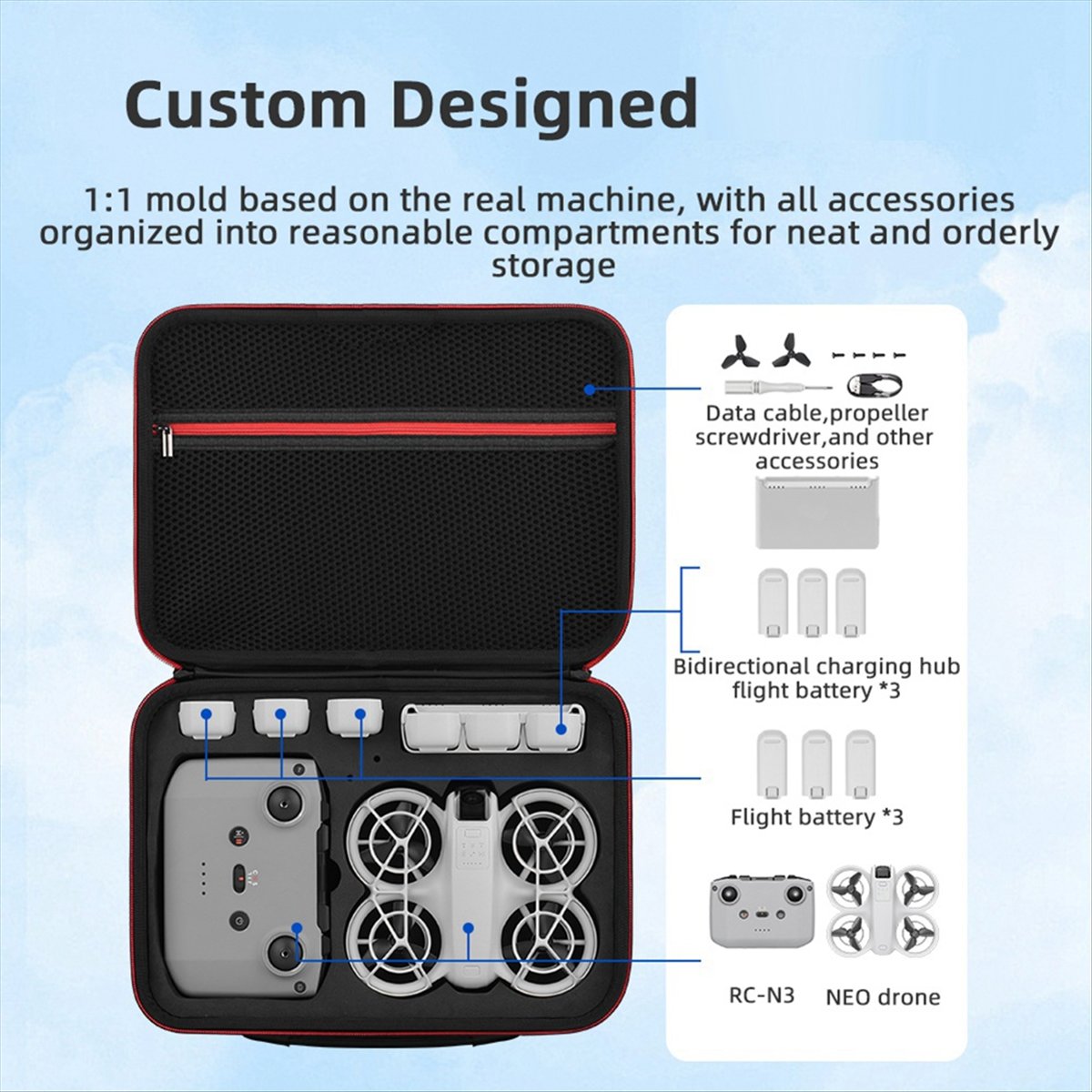 A43M Carrying Storage Bag for  - огляд і ціна Drone Battery Bag