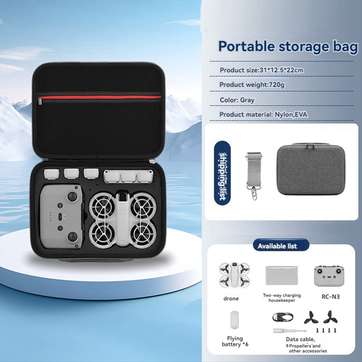 A43M Carrying Storage Bag for  - огляд і ціна Drone Battery Bag