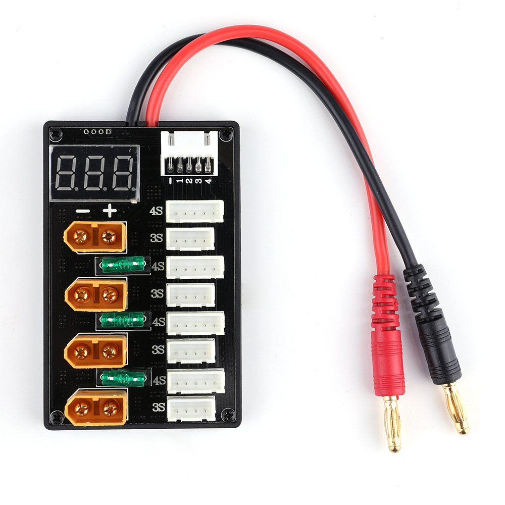 XT60 Plug 3S 4S Lipo Battery P - огляд і ціна Drone Battery Parallel Board