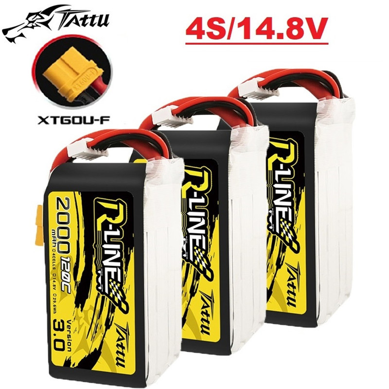 HOT TATTU R-LINE 3.0 120C 2000 - огляд і ціна Drone Battery 4S