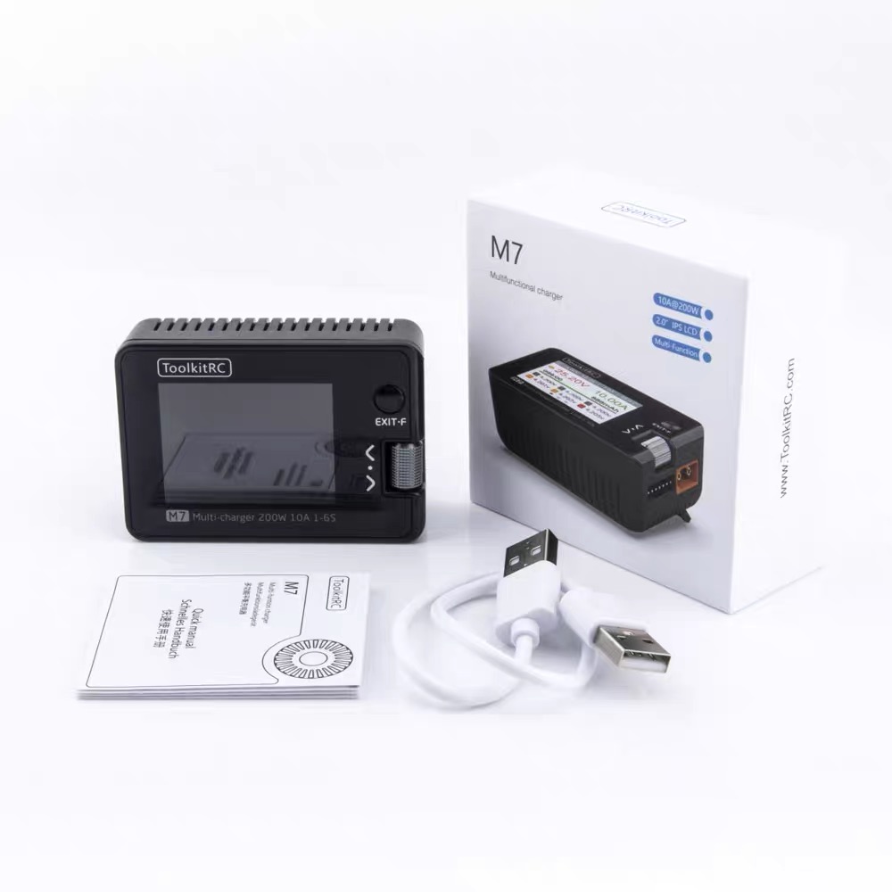For ToolkitRC M7 200W 10A DC C - огляд і ціна Drone Battery Voltage Checker
