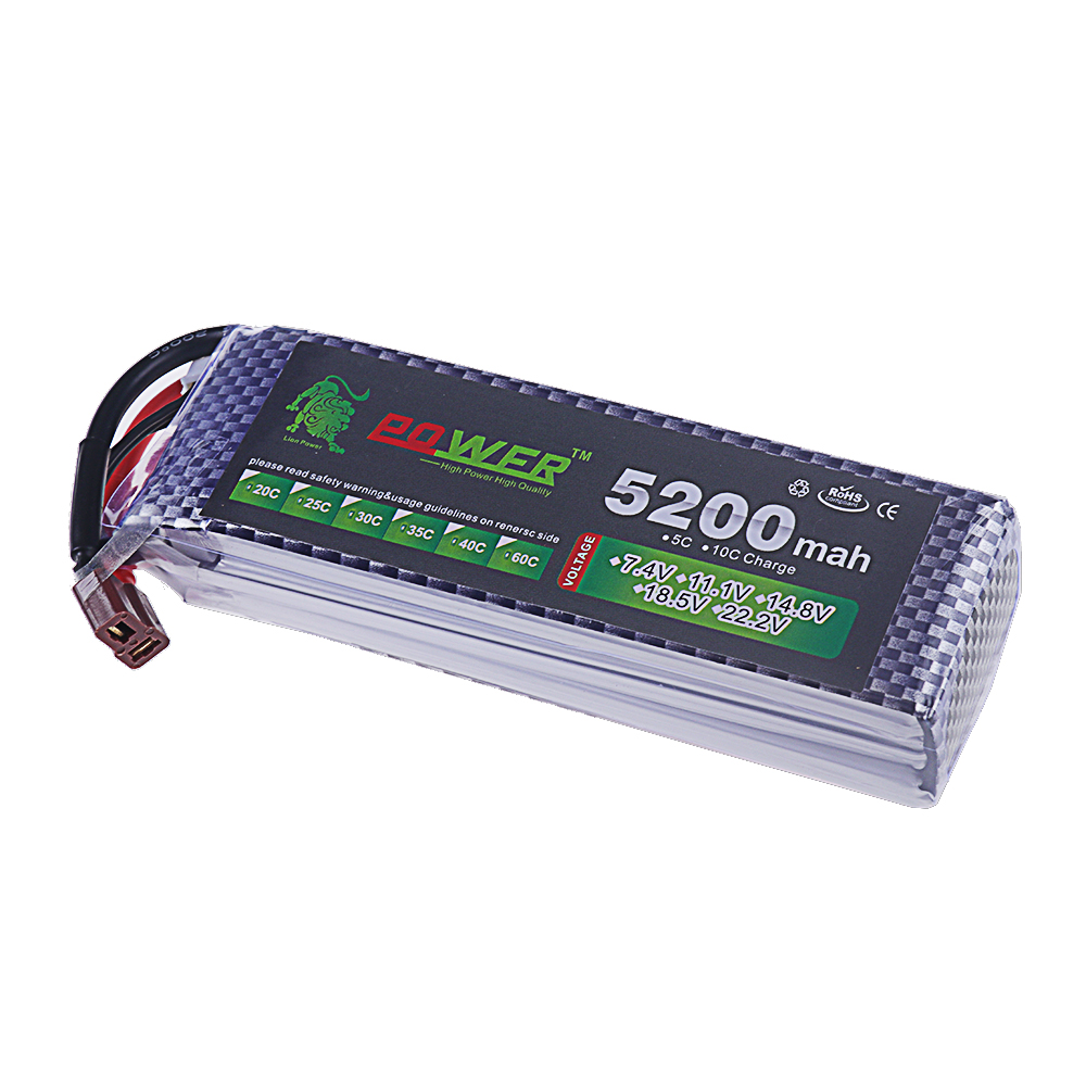 3S Lipo Battery 11.1V 5200mah  - огляд і ціна Drone Battery 3S