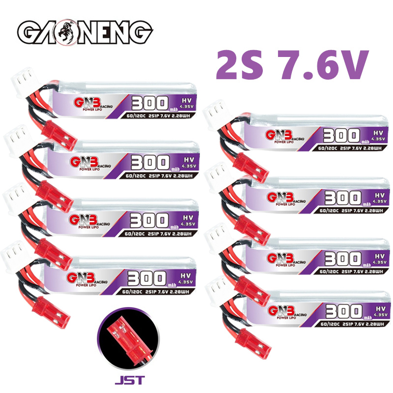 GAONENG GNB 2S 7.6V 300mAh 60C - огляд і ціна Drone Battery Connector